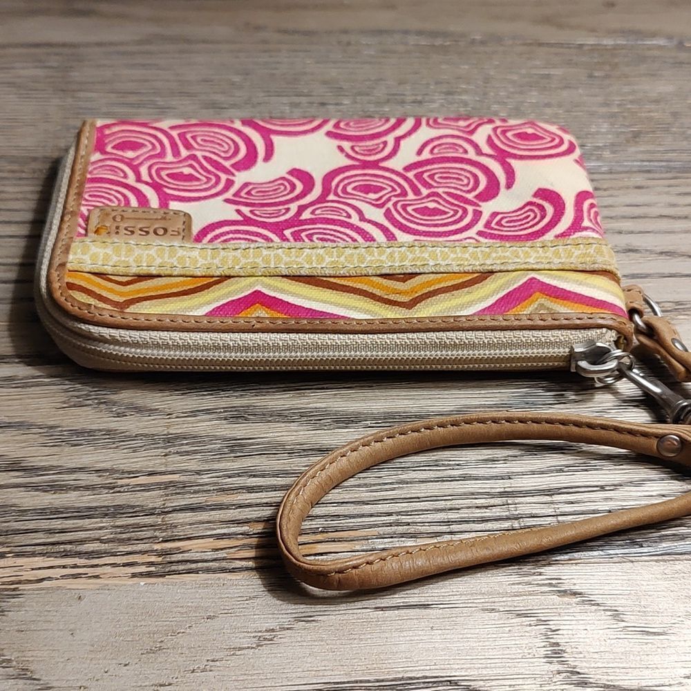Fossil Key-Per Zipperwristlet Vintage - image 3